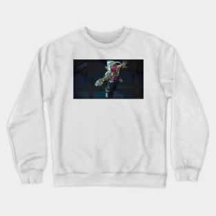 Zack in alien follows Crewneck Sweatshirt